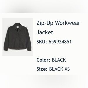 Hollister Men’s xs zip up workwear jacket
Sold out, no longer available